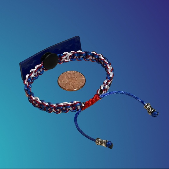 “Keep America Great” Adjustable Bracelet Featuring President Elect Trump - Picture 3 of 5